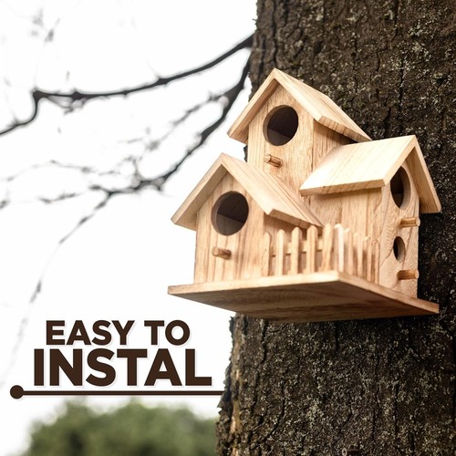 Garden bird house hanging - garden,