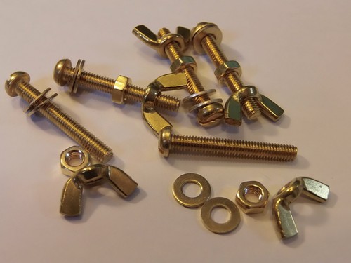 M4x30 brass pan - m4x30, bolts