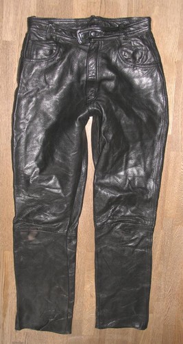 Leather jeans pants - jeans/leather,