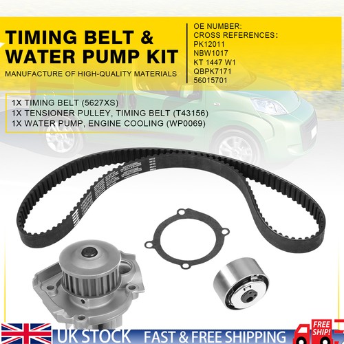 Timing cam belt kit water - +,