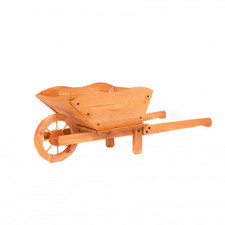 NEW! Garden Wooden Wheelbarrow