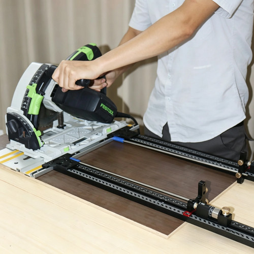 Track saw parallel guide - track,