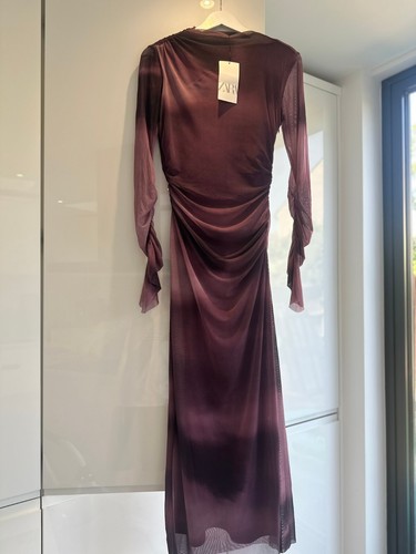 Zara tulle dress maxi long