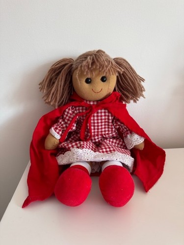Red riding hood - red, handmade