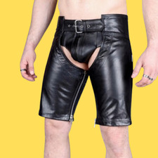 Men's Genuine Leather Chaps