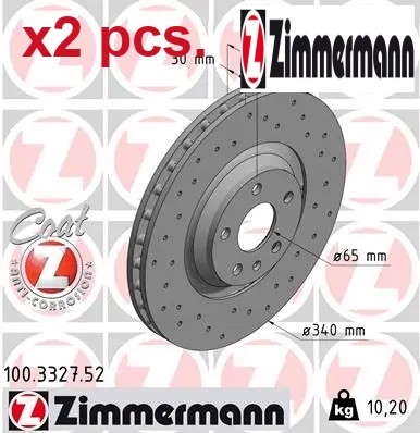 Pcs front brake - x2, disc