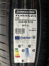 2X BRIDGESTONE T005 RUNFLAT