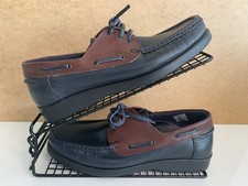 German Made Natur Form Women’s Leather Boat Deck Shoes Size Uk 6 New