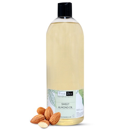 500ml sweet almond oil 100 - almond, |