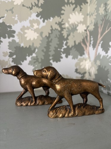 Vintage brass bronze pointer - vintage,