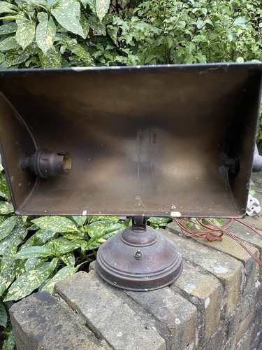 Antique bankers lamp - bankers, 40s,