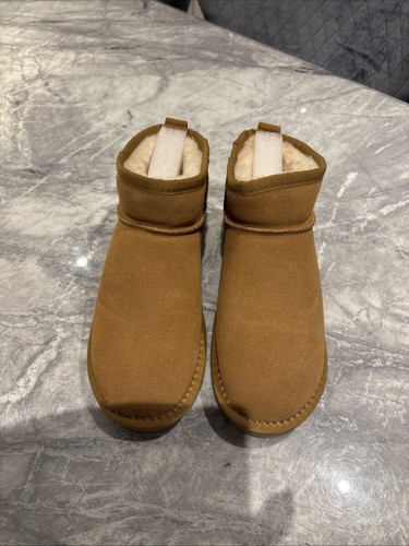 Tan low rise boots size - low,
