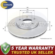 Comline Front Rear Brake Disc Fits Ford Focus C-Max Volvo V50 S40 C30 C70 V40 #2
