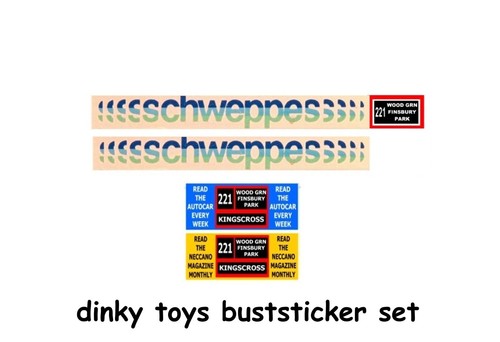 Dinky toys schwepps bus - dinky,