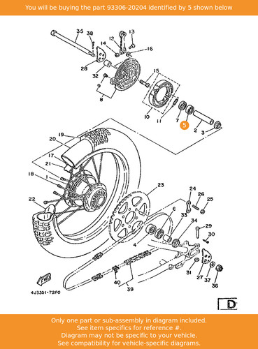 Yamaha bearing - yamaha,