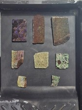 247cts 8 Australian  Opal Rough matrix sugar treated carbonised pieces