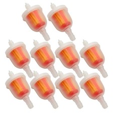 10pcs Inline Fuel Filter for Motorcycles ATVs and Dirt Bike Replacement