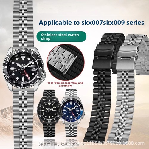 Stainless steel watch strap - stainless,