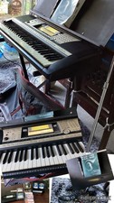 YAMAHA A Keyboard PSR 740 with Microphone/Stand/ Bag ,Assortment Of Leads +more