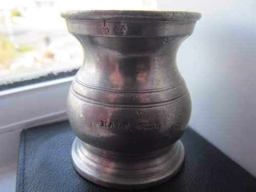 Antique measure stamped - ,