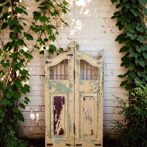 Pair vintage indian garden - of,