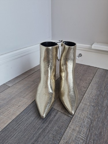 Gold metallic kitten heel - gold,