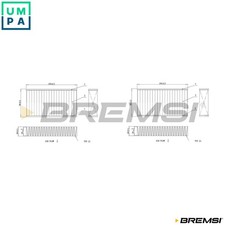 FILTER CABIN AIR FC0425C FOR ALPINA BMW N57 D30 B 3.0L 6cyl XD3 N20B16A 1.6L