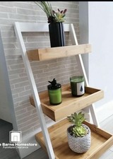 John Lewis 3 Tier Bamboo Shelf