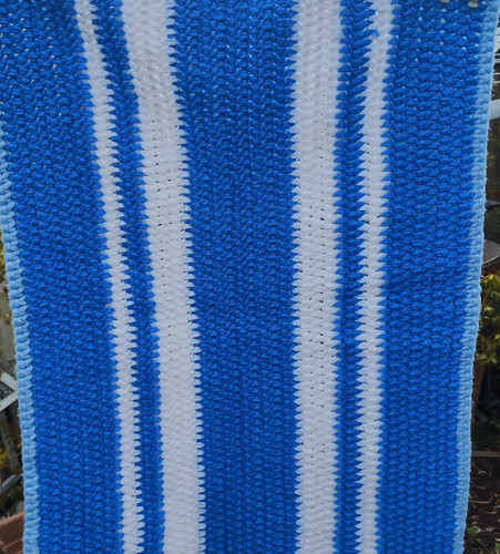 Vintage granny knit blanket - vintage,