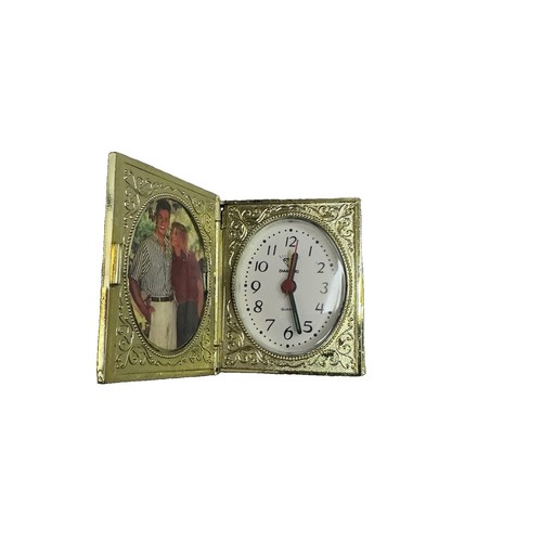 Vintage gold quartz alarm - vintage,