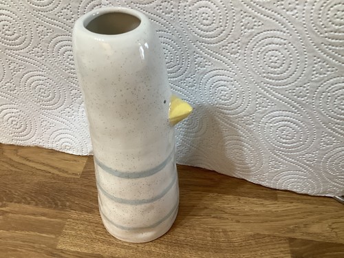 Seagull bird ceramic tall - ceramic,