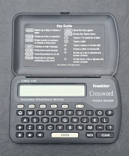 Franklin cwq 106 crossword - franklin, cwq-106