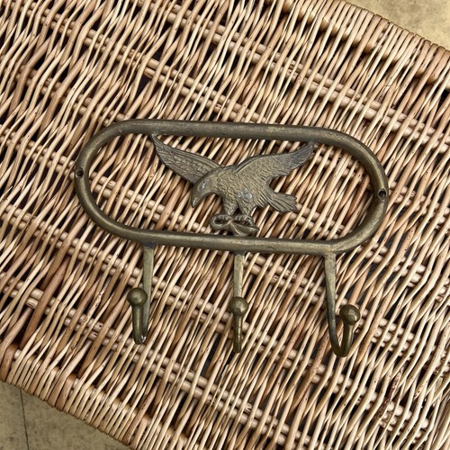 Vintage brass eagle key - vintage,