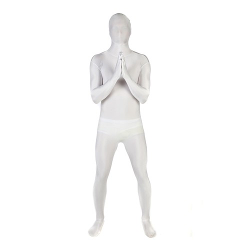 White adult costume morphsuit - adult,