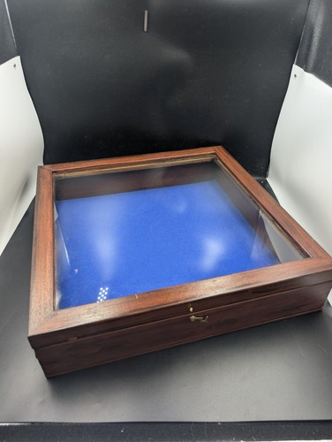 Wooden tabletop display case - wooden,