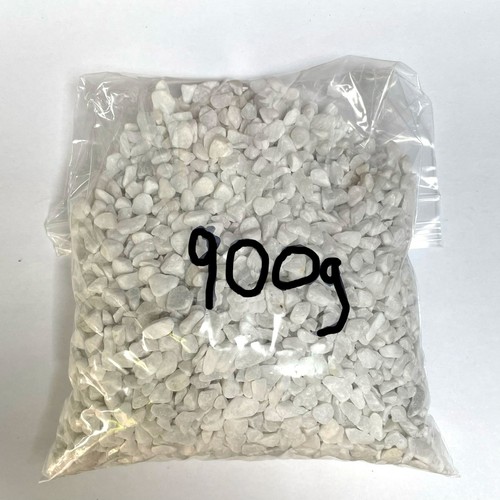White 900g decorative stones - white,