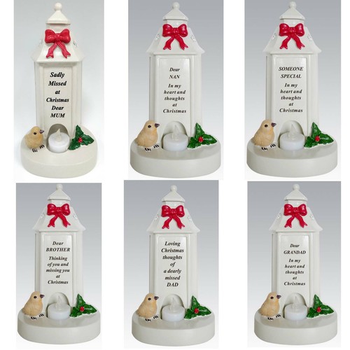 Memorial robin lantern with - lantern,