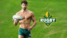 Aussiebum Blitz Rugby Shorts Green Size Large (L) Running Football Gym Mens