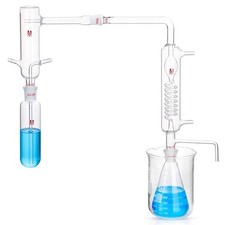 Complete Steam Distillation Glassware Set for Chemistry Lab Supply Equipment gb
