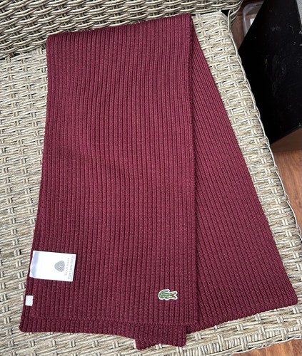 Lacoste maroon ribbed - lacoste,