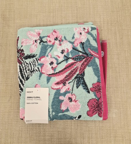 Hand towel green - hand, towel-green/pink