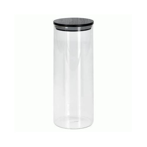 Clear glass cylinder storage - clear,