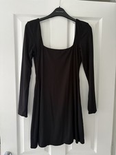 Oh Polly Black Mini Dress Size