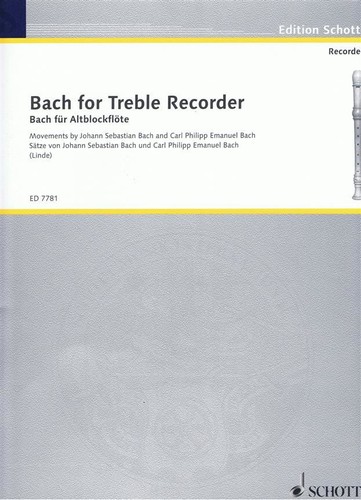 Bach for treble recorder - for,