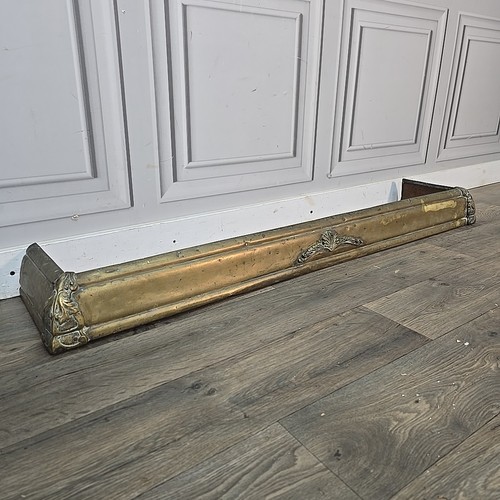 Antique brass fire - brass, fender