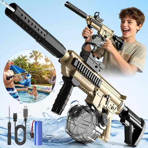Electric water gun - water,