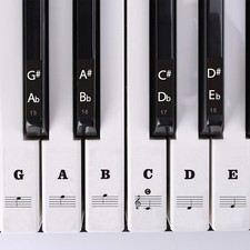 Piano Keyboard Stickers 37-88
