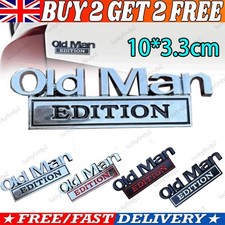 Old Man Edition Car Emblem 3D