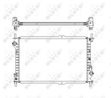 NRF Radiator for Ford Transit