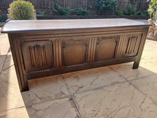 Vintage oak linenfold - oak,
